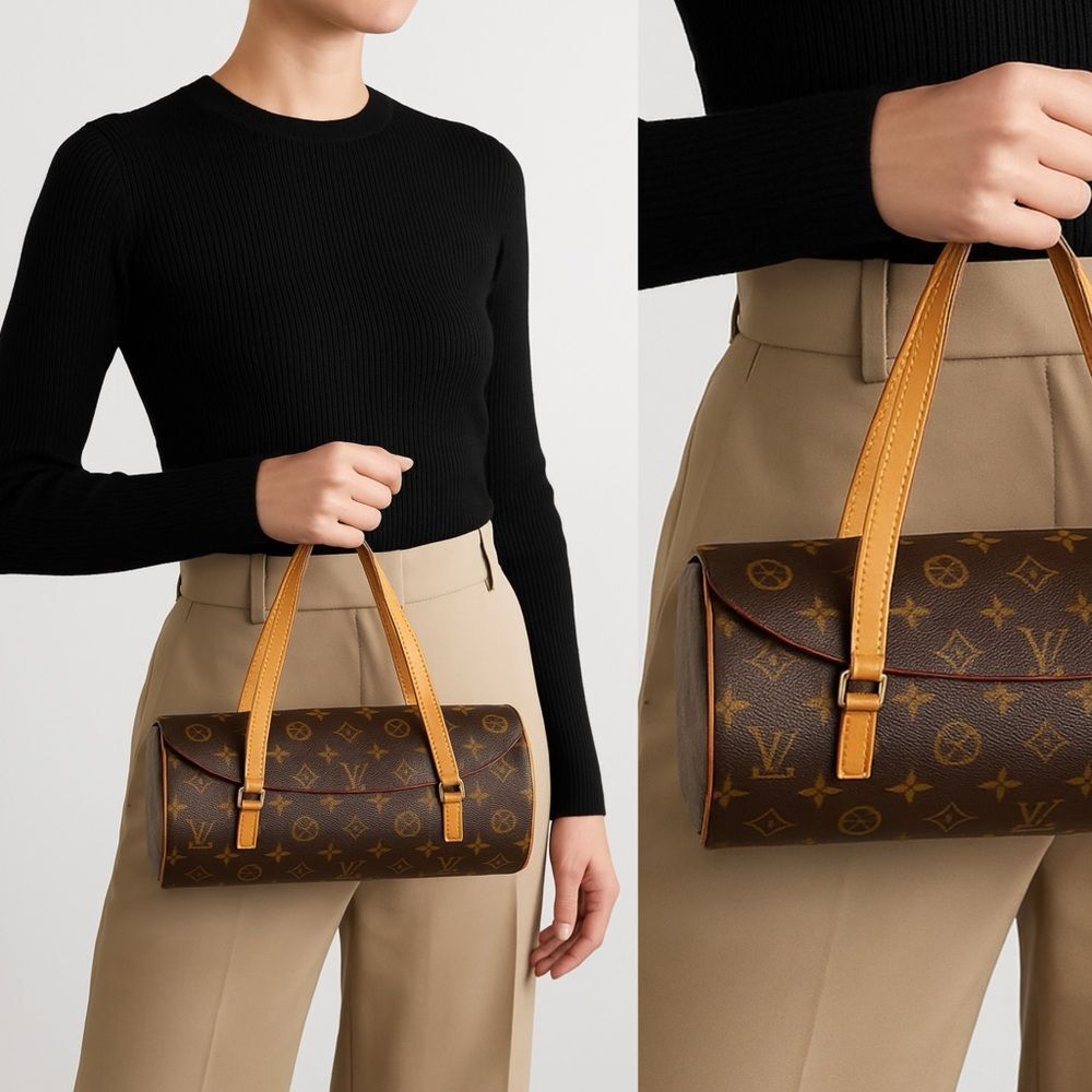 LOUIS VUITTON Monogram Sonatine Top Handle Bag - Picture 2 of 15